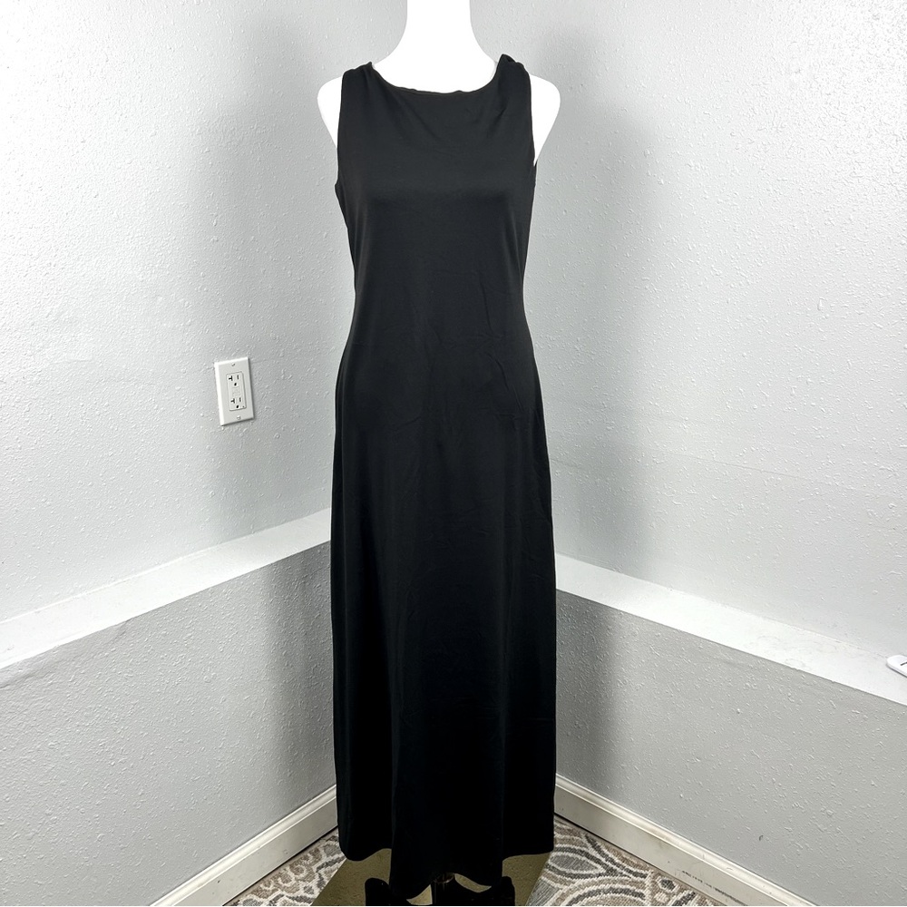 Boston Proper Vintage Maxi Dress Size Small Backless Built In Bodysuit